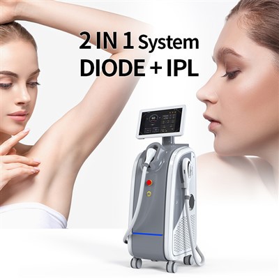 2 u 1 diodno laser IPL mašinu